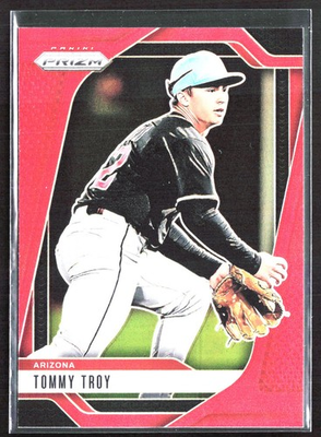 #ad #ad 2025 Panini Prizm Tommy Troy Red Prizms 299 #164 Texas Rangers $2.49