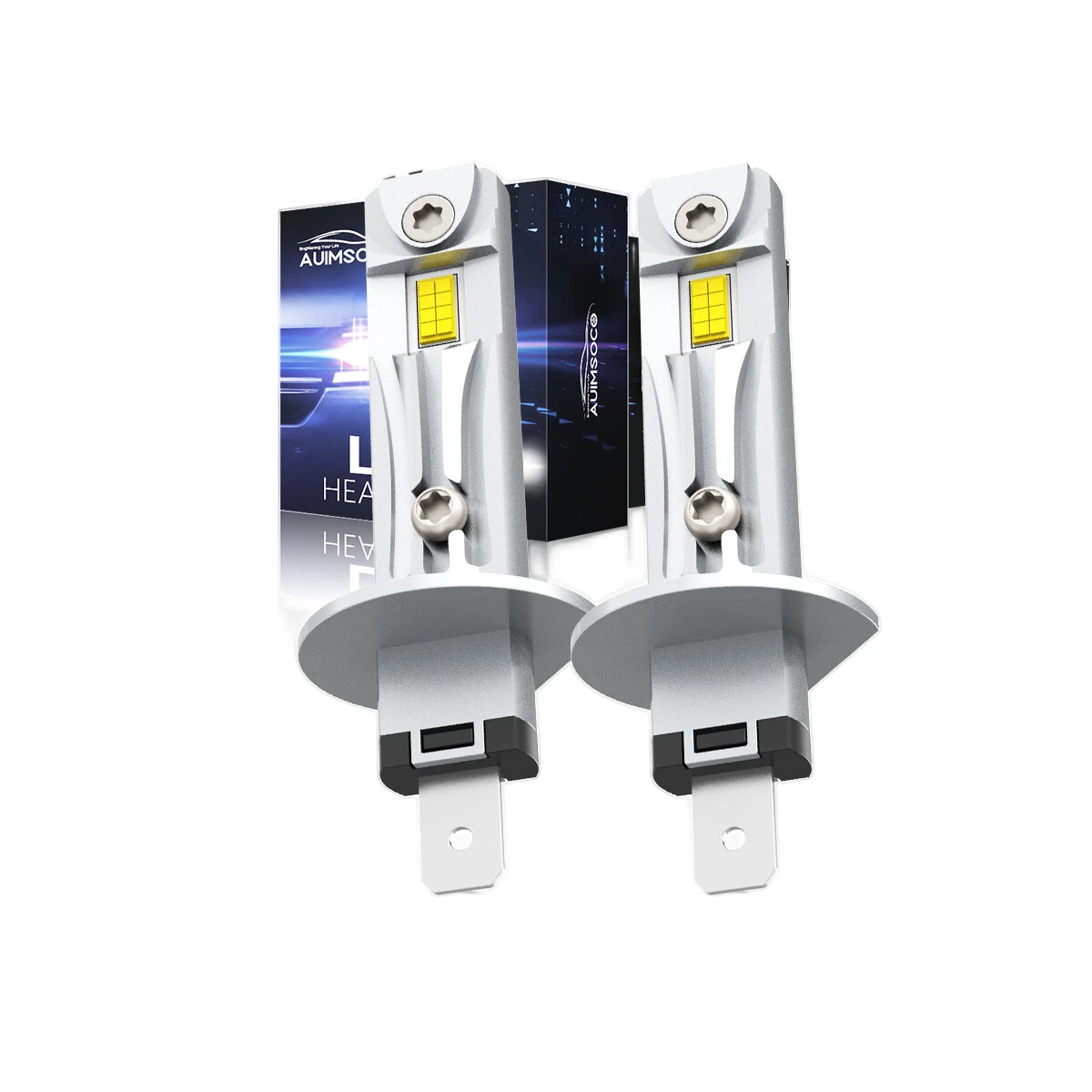 For Mercedes-Benz SL500 1996-2002 Super Bright 2x H1 LED Headlight Bulbs 36000LM