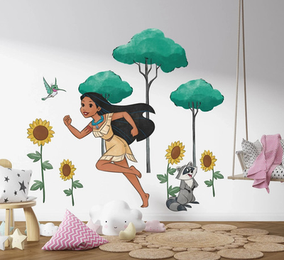 #ad Pocahontas Disney Princess Wall Decal Wall Sticker Kids Room Wall Art $31.99