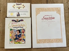Walt Disney’s Snow White Exclusive Book, Certificate & Commemorative Poster 1994