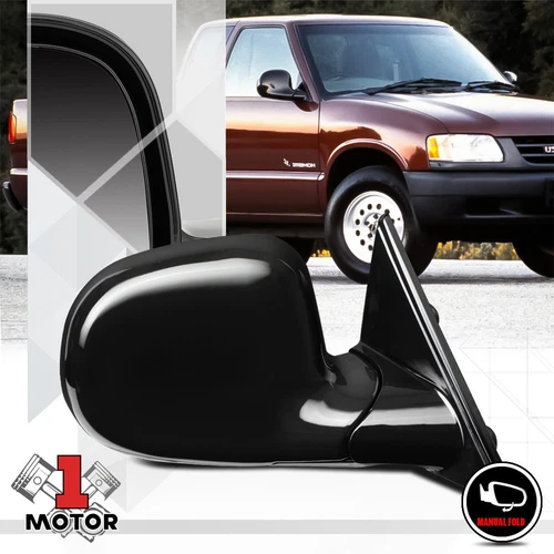 [Right] Passenger Side Manual Foldable Mirror for 94-97 Chevy Blazer/S10/Jimmy