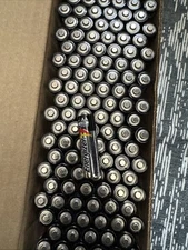 Lot Of 170 Loose Energizer AA 1.5V  Alkaline Batteries.  Free Shipping.