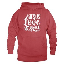 Jesus Love You Christian Religious Pullover Hoodie