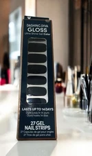 Dashing Diva GLOSS Ultra Shine Gel Palette 27 Nail Strips Midnight Blue GSC54