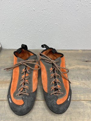 Millet 4 point orange Climbing Shoes Mens 9 Womens 10.5