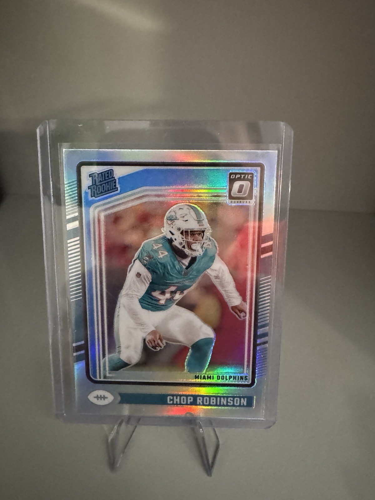 2024 Panini Donruss - Rated Rookie Chop Robinson Optic Silver Holo Rc #219