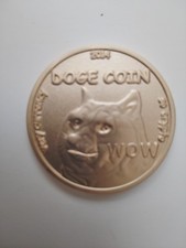 Limited Edition Dogecoin Physical Coin 075/100   2014 Shibe Mint Like Bitcoin
