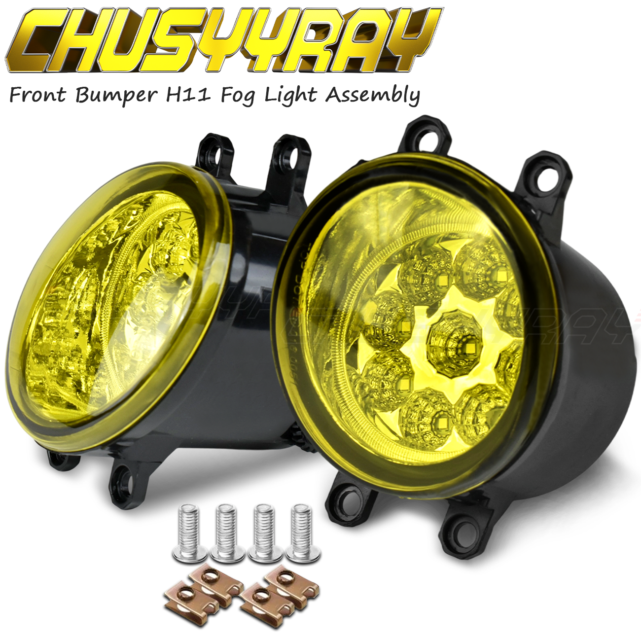 Par de faros antiniebla For Toyota Tacoma 2012-2015 Izquierda+Derecha 9 LED 36W