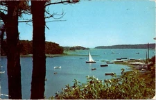 Cape Cod Massachusetts MA : BOAT SCENE d/13 BG3055