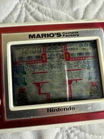 Nintendo Game and Watch Mario's Cement Factory ML-102, 1983 Tested Working