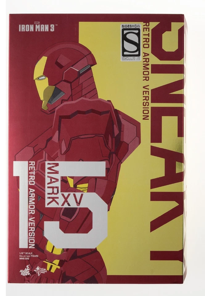 Hot Toys Iron Man MK XV 15 Sneaky EXCLUSIVO Versión Armadura Retro MMS396 SELLADO EE. UU. Foto 3 de 4