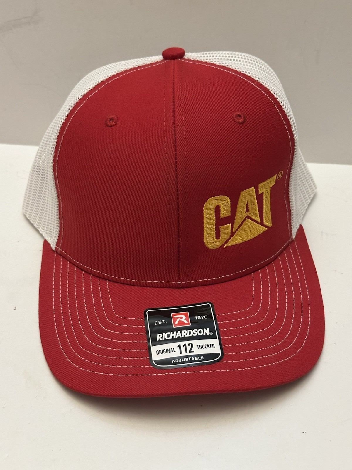 NEW CAT Caterpillar SnapBack Trucker Hat Richardson 112 Busi
