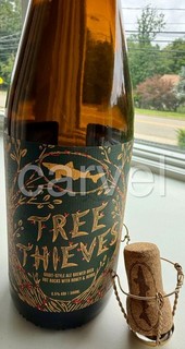 Dogfish Head 2022 Tree Thieves Dr. Pat McGovern Sam Calagione empty beer bottle