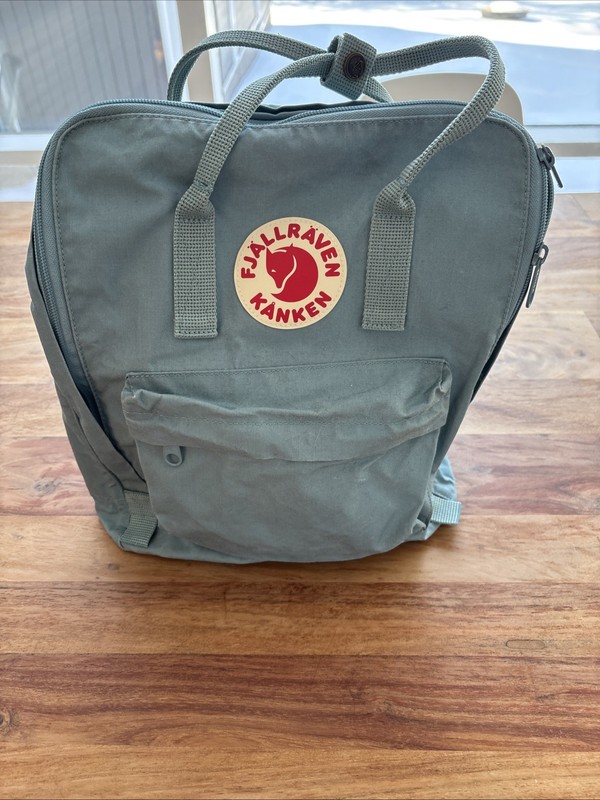 Fjall Raven Blue Backpack 16L Tote Kids Adult Travel Bag Blue