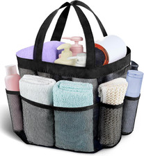 Mesh Shower Caddy Portable, Quick Dry Hanging Shower Tote Bag for College Dorm R