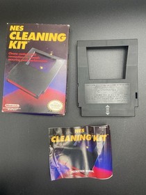Nintendo NES Cleaning Kit. Original In Box. Very Good Condition.