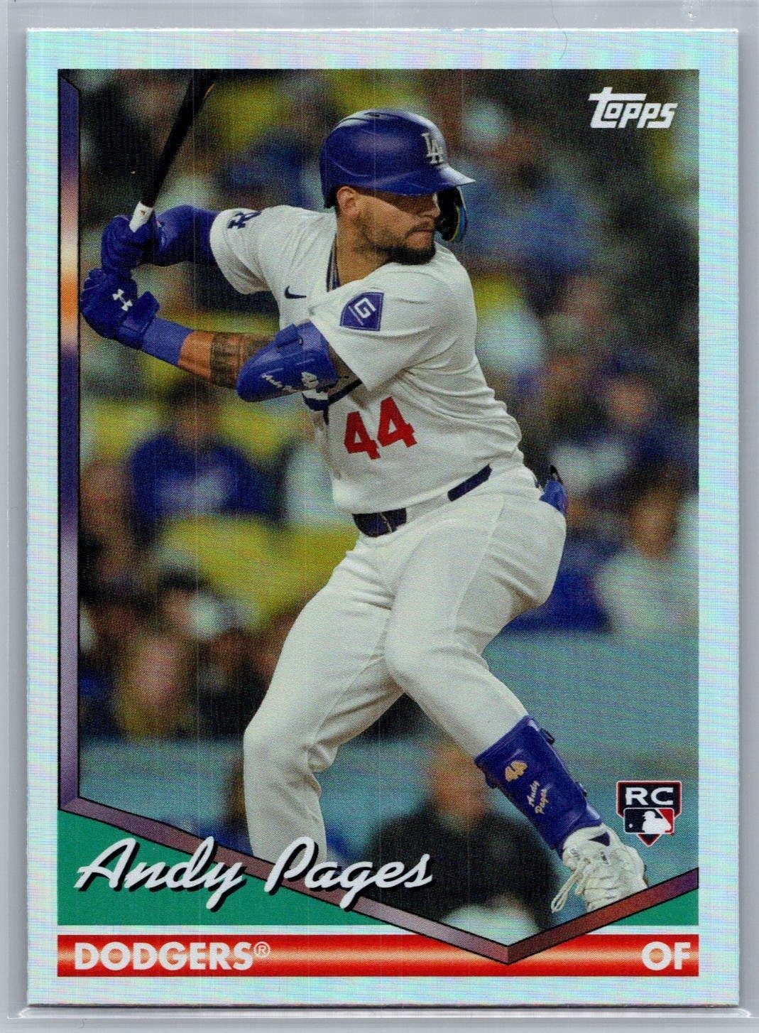 2024 Topps Archives - 1994 Topps #295 Andy Pages /199 Rainbow Foilboard