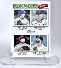 2026 Topps Heritage #387 Jack Little Troy Melton Raquet Darnell Short Print RC