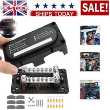 200A Heavy Duty Module Bus BAR 12V 48V DC Power Distribution Block with 4x M8 UK