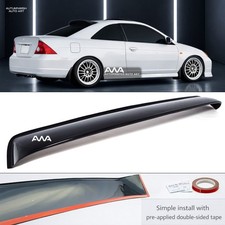 Fits 01-05 Honda Civic Coupe 2dr Rear Window Roof Visor Spoiler Wing Acrylic