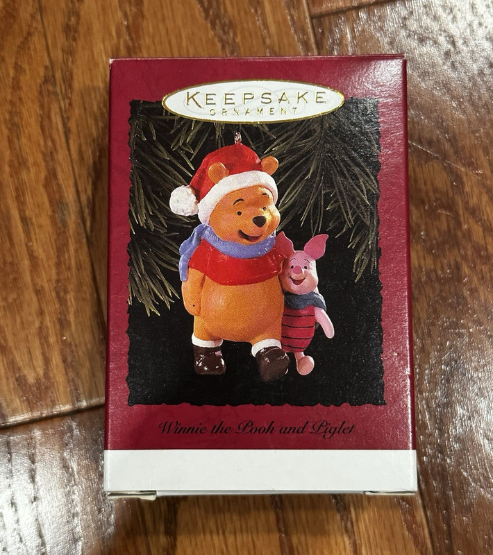 Hallmark Keepsake Ornament Winnie the Pooh & Piglet Disney Dated 1996