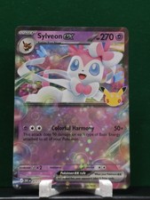 Sylveon ex 071/128 Holo Double Rare ME: 30th Celebration Pokemon Near Mint