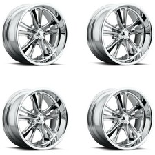 Set 4 17 Foose F097 Knuckle Wheels 17x7 5x4.75 1mm Chrome Plated Rims