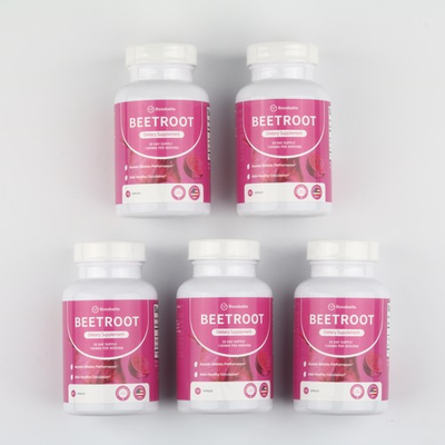 #ad 1 5pack Capsules Rosabella Supports Blood Pressure 60Ct Organic Beet Root Powder $49.99