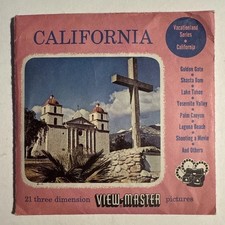 View-Master CALIFORNIA Vacationland Series - 3 Reel Set Booklet V3
