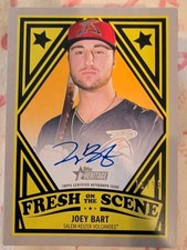 2019 Topps Heritage MiLB Joey Bart Fresh on the Scene AUTO #11/99