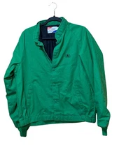 Vintage Swingster Jacket Men L Pioneer Seed Green “Proud to Be a Farmer” Work