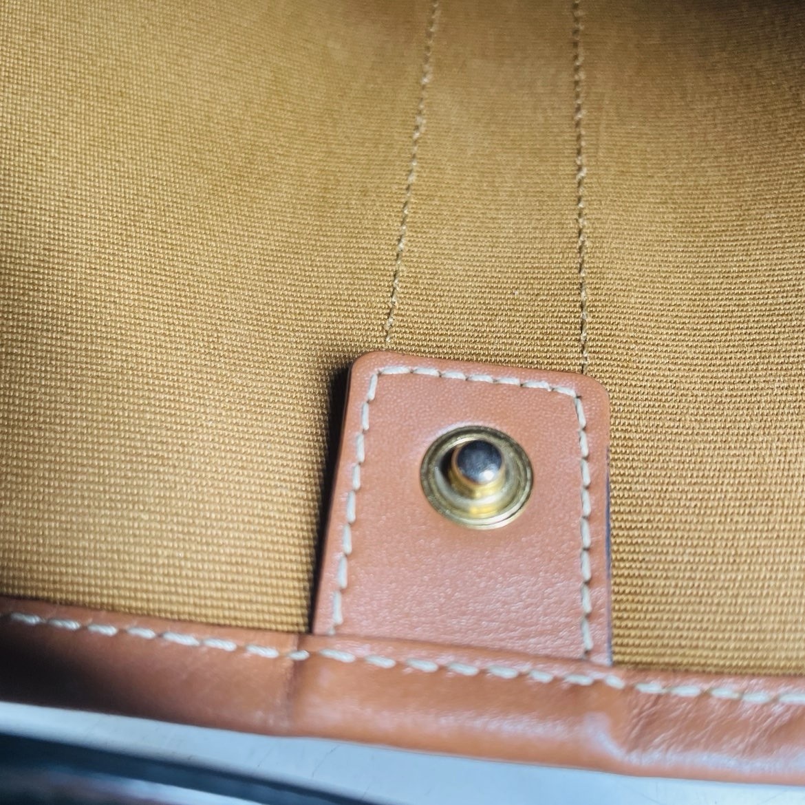 Authentic Celine Triomphe Monogram Bucket Bag – B… - image 23