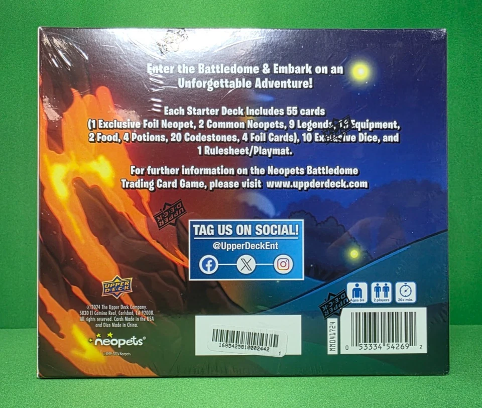 Neopets Battledome TCG Starter Decks Pantalla Sellada Foto 2 de 4