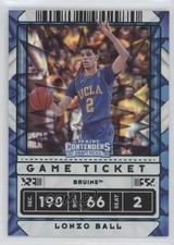 2020 Contenders Draft Picks Variation Game Ticket Green Explosion Lonzo Ball 0b3