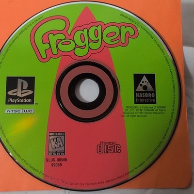 Sony PlayStation 1 Frogger PS1 PSOne Black Label Disc Only Free Shipping!