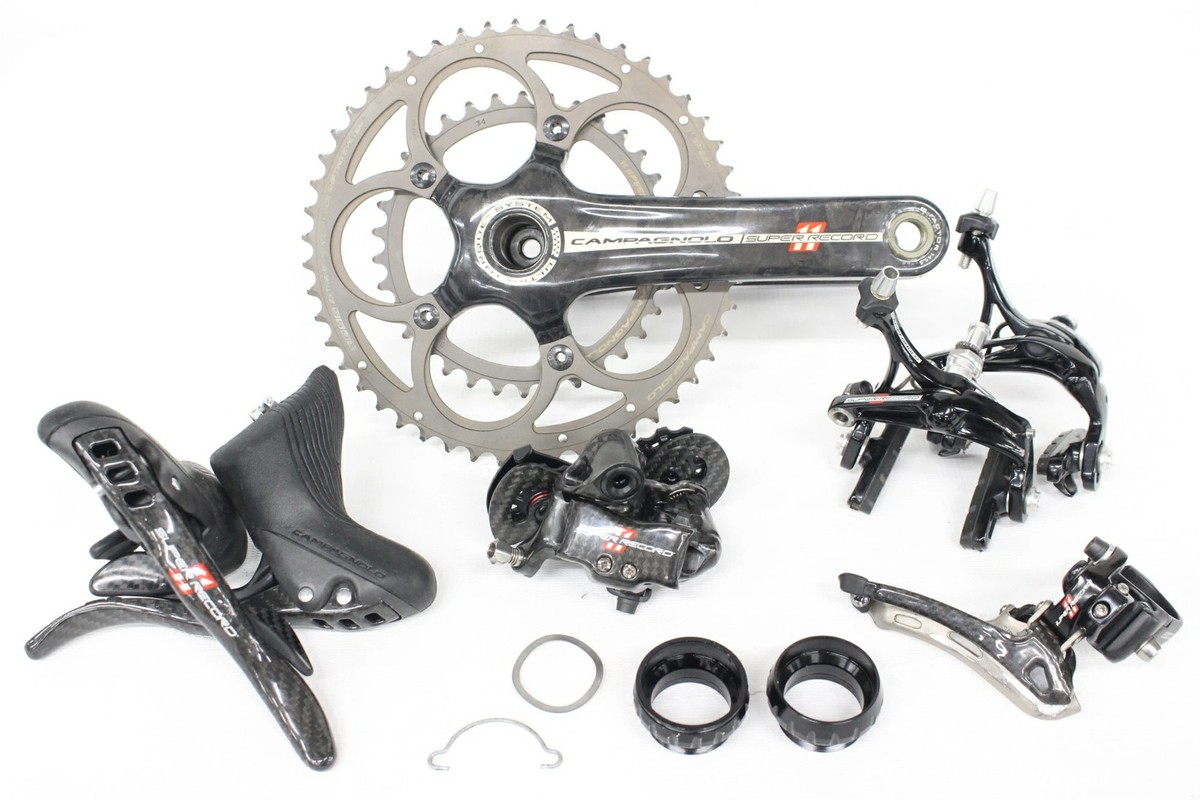 SHIMANO - Campagnolo SUPERRECORD,RECORD 11sグループセット Campagnolo Super Record 11S Groupset Crank Set Shifters