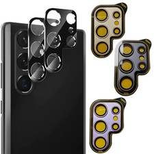 For Samsung Galaxy S24 S23 S22 S21 Ultra Tempered Glass Camera Lens Protector