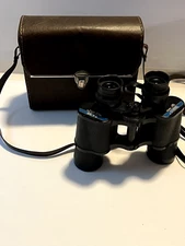 Vintage TASCO Binoculars Model 304 7x35 392ft/ 1000yds With original Case