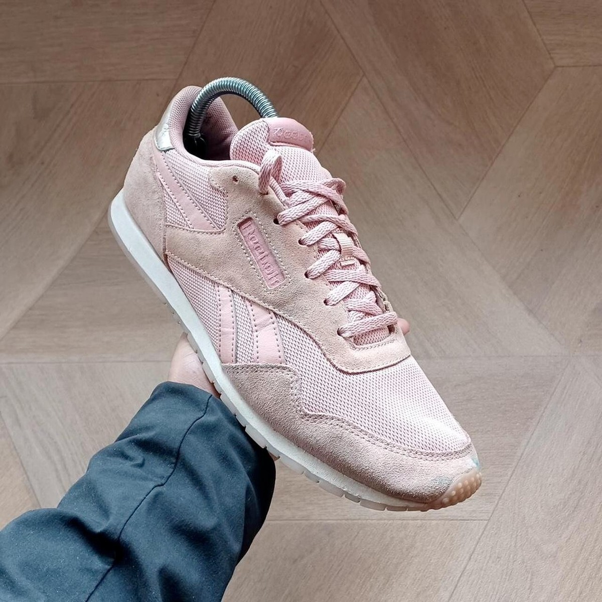 Pink Reebok Women's Classic Nylon Slim Reebok Classic Trainer
