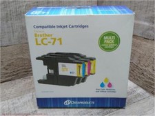 3-Pack Standard Ink Cartridges - Compatible w/ Brother LC 71 New - SEE DETAILS