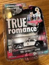 GREENLIGHT HOLLYWOOD TRUE ROMANCE 1986 CHEVROLET CAPRICE RED CHASE **NEW**