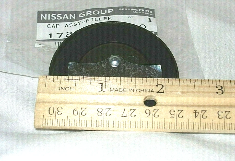 Datsun Nissan 1200 B110 310 Genuine Fuel Gas Tank Filler Cap OEM - Image 4 of 4