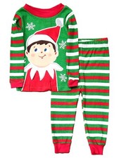 Elf On The Shelf Boys Lightweight Elf On The Shelf Christmas Holiday Pajamas