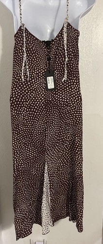 VESTIDO LIGERO PARA MUJER RAG & BONE DIRDRE TANQUE VINO OSCURO XS - Imagen 7 de 10