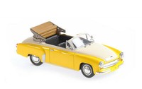 Wartburg 311 Cabriolet 1958 Gelb-Weiß 1:43 Minichamps / Maxichamps 940015931 Neu