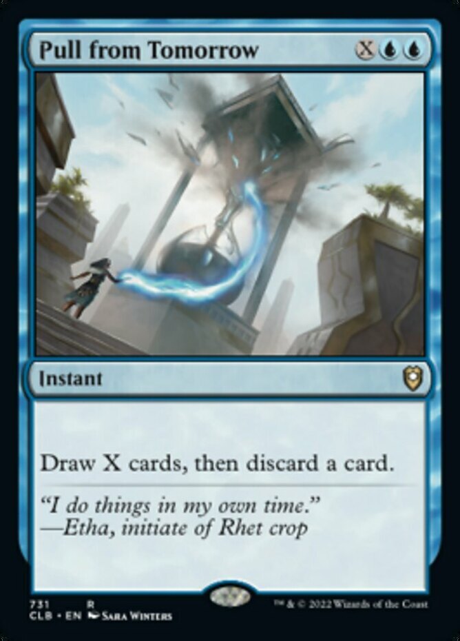 x1 Pull from Tomorrow - Deck Exclusive R MTG Commander Legends: Battle for  Baldu | eBay