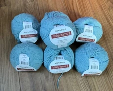 Northfield Valley Yarns Lot Of 7 Tranquil Blue