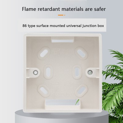 High Quality External Mounting Box For 86mm*86mm*34mm Standard Switches Sockets
