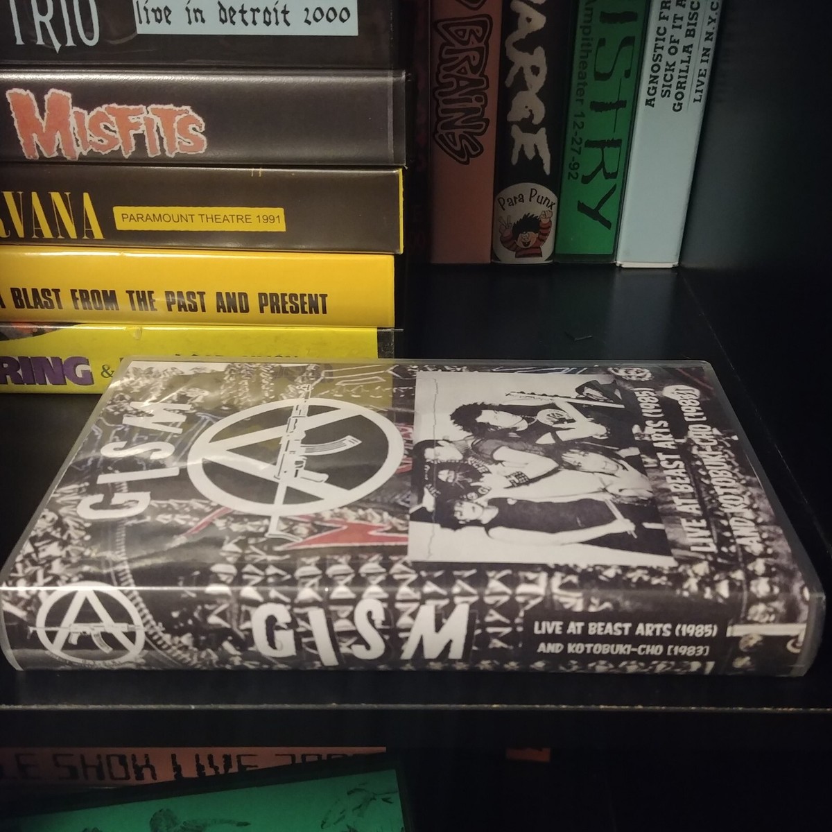 G.I.S.M Live VHS Tape Rare Japanese Punk Rock Gism Good