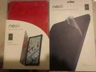 Nook Smart Folio Cover For 10.1" Nook Tablet Red With Screen Protector Kit.New